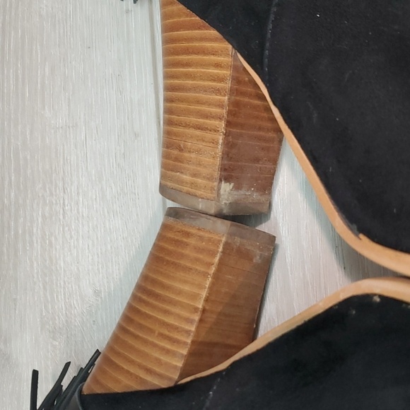 Marc Fisher Women Kadey Ankle Tassel Heels Boots shoes sz 7.5M - Picture 10 of 14